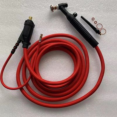 블랙 250AMP 대형 샴페인 맑은 노즐 공기 냉각 티그 용접 전구 WP26FV-R-20FT