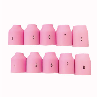 큰 TIG 가스 렌즈 알루미나 노즐 WP 9 17 20 18 26 TIG 용접 전구용 세라믹 컵