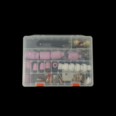 57PCS TIG 용접 전등 액세서리 큰 세라믹 노즐 TIG 핑크색 예비 부품