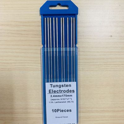 금 2.4mm*175mm 3/32 WL15 Tig 용접 용 용접용 텅스텐 전극