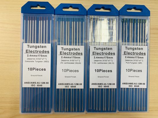 금 2.4mm*175mm 3/32 WL15 Tig 용접 용 용접용 텅스텐 전극