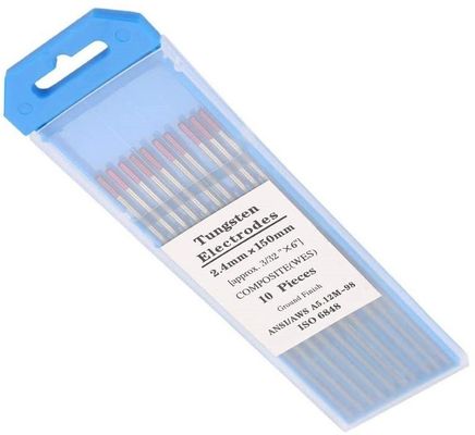 TIG 용재 용품 WES 보라색 텅스텐 전극 복합 텅스텐 2.4mm*150mm