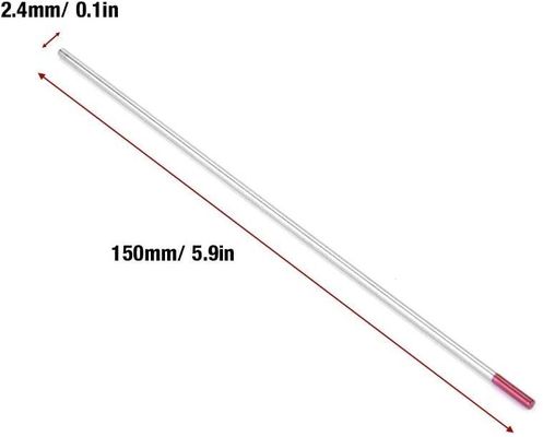 TIG 용재 용품 WES 보라색 텅스텐 전극 복합 텅스텐 2.4mm*150mm
