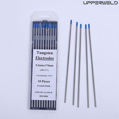 DC/AC 작동 전류 WL20 2.4mm*175mm TIG 용접용 블루 텅스텐 전극