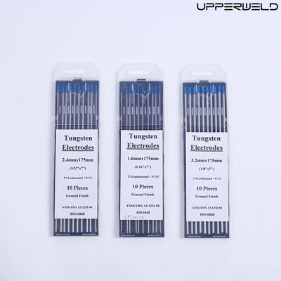 DC/AC 작동 전류 WL20 2.4mm*175mm TIG 용접용 블루 텅스텐 전극