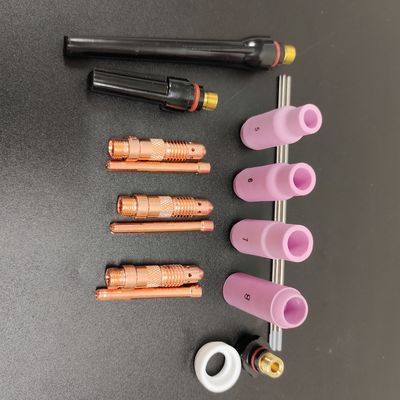 18pcs TIG 용품 키트 용접 전등 WP17/18/26 시리즈 간단한 용접 기능