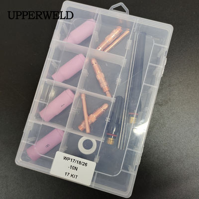 18pcs TIG 용품 키트 용접 전등 WP17/18/26 시리즈 간단한 용접 기능