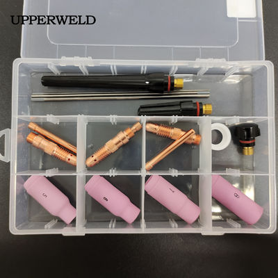 18pcs TIG 용품 키트 용접 전등 WP17/18/26 시리즈 간단한 용접 기능