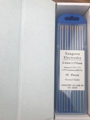 WL15 1.5% 란탄 금 머리 2.4mm TIG 용접 용품