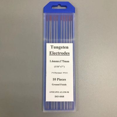 TIG 용재 용품 2% 토리아 적색 머리 텅스텐 전극 WT20 1.6mm Superior