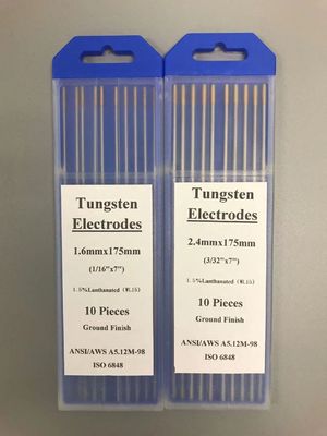텅프렌 전극 WL15 1.5% 란탄 금 머리 1.6mm TIG 용재 용재