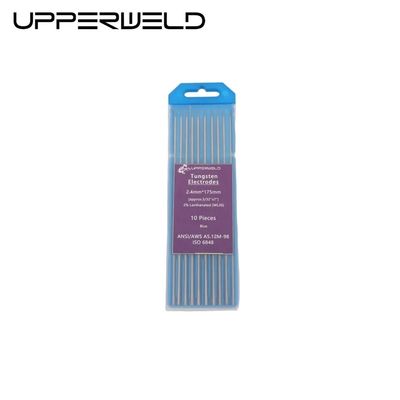 2.4mm 3/32 인치 WL20 TIG 용접 막대 10 팩 175 150mm 2% 란탄 텅프렌 전극