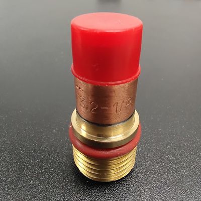 WP-17/18/26 샴페인 3.2mm Tig 노즐 TIG 용접 쿼츠용 어댑터와 함께 큰 키트
