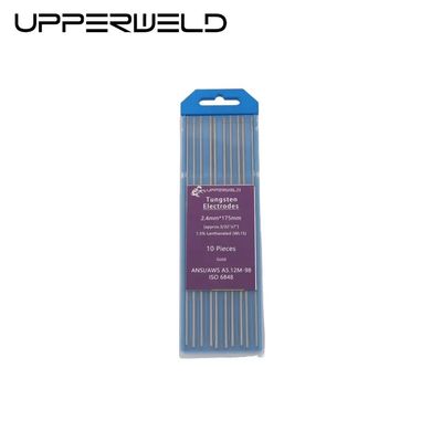 TIG 웰딩 2% 란탄화 텅스텐 막대 금 WL15 10-팩 175 150mm 2.4mm 3/32 인치