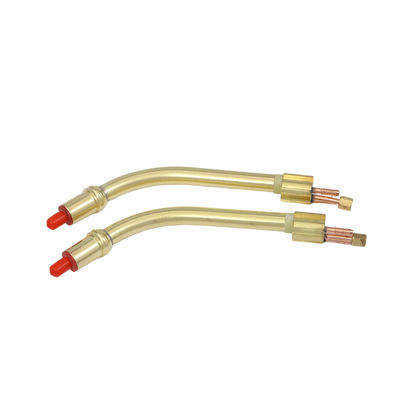 150 Amp MIG 타치 501D 스완 목 용접 기관총 금속 노즐과 함께 소모품 10PCS