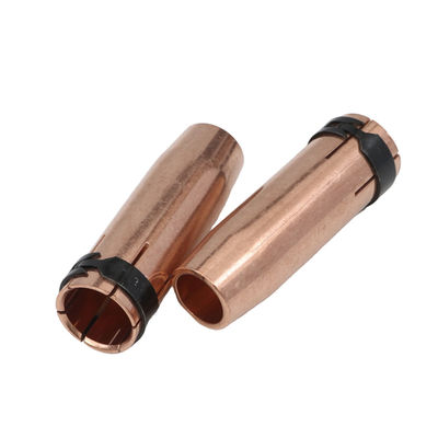 공기 냉각 MIG MAG 가스 용접 노즐 가스 확산기 접촉 끝 길이 75.96mm