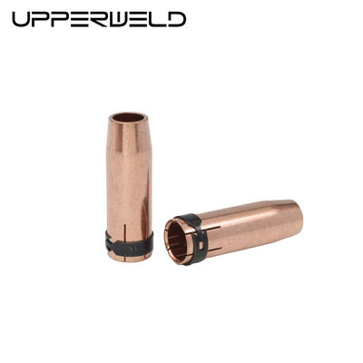 공기 냉각 MIG MAG 가스 용접 노즐 가스 확산기 접촉 끝 길이 75.96mm