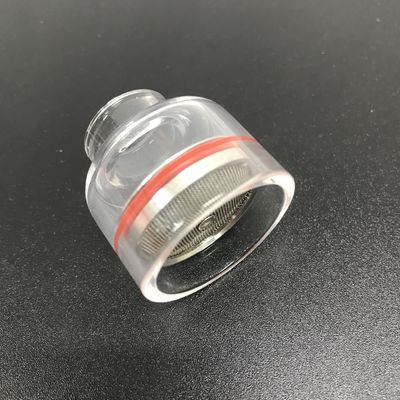 WP-9/20 2.4mm 티그 용접 용품용 대형 샴페인 맑은 쿼츠 노즐 키트