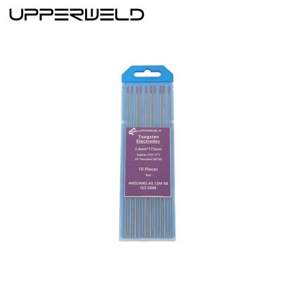 WT20 TIG 용접용 텅스텐 전극 2% 토리아 적색 10 팩 175 2.4mm 3/32 인치
