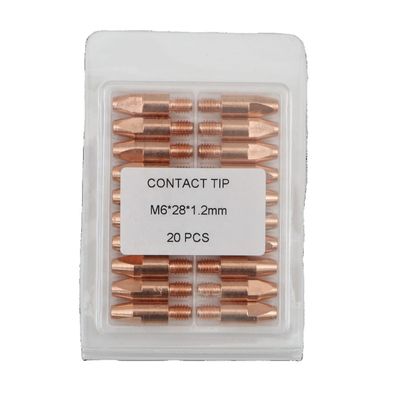 상부 접촉 끝 M6 28 1.2MM 가스 전력 구리 미그 용접 전등 액세서리