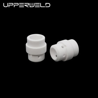 UPPERWELD 24KD 가스 디퓨저 물 냉각 미그 타치 전문 용접용 흰색 세라믹