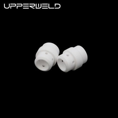 UPPERWELD 24KD 가스 디퓨저 물 냉각 미그 타치 전문 용접용 흰색 세라믹