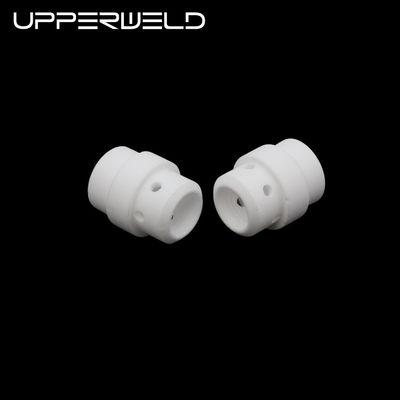 UPPERWELD 24KD 가스 디퓨저 물 냉각 미그 타치 전문 용접용 흰색 세라믹