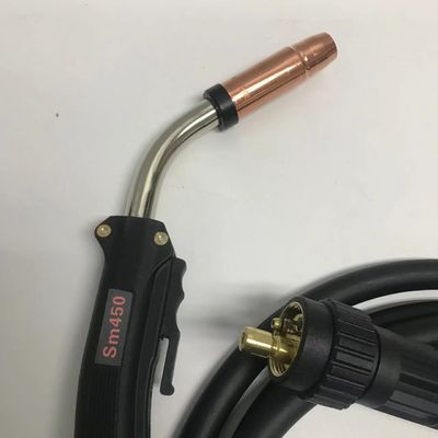 SM450 Tweco형 MIG 용접 전등 MIG 전등 유로 커넥터 가스 용접 총