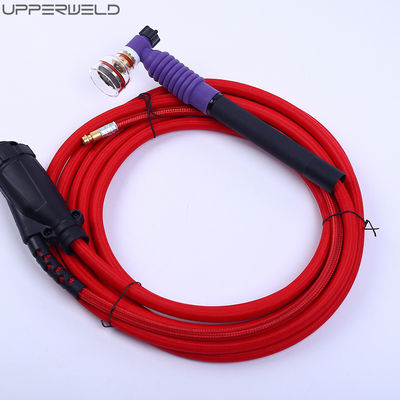 200mm 길이 붉은 Hose 공기 냉각 TIG 용접 전등 전자 발화 커넥터