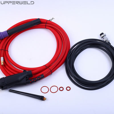 200mm 길이 붉은 Hose 공기 냉각 TIG 용접 전등 전자 발화 커넥터