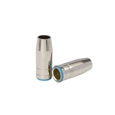 슬라이버 57mm 길이 상단 25AK 가스 노즐 비인젤 미그 용접 전구 미그 용접 용품