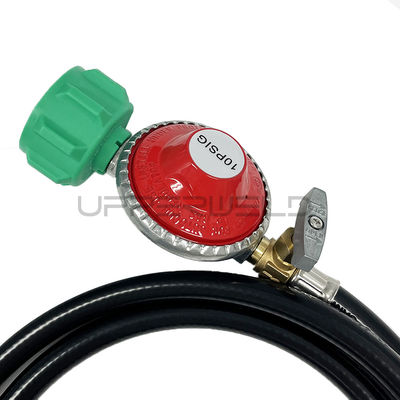 고무 용접 전등 프로판 조절기 0-5PSI 5FT LPG 튜브와 밸브로 조절