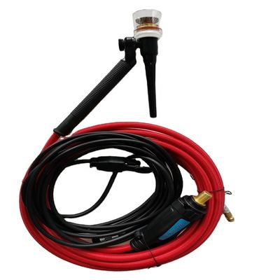 위쪽 WT-17 10-25EU 가스 아르곤 티그 타치 금속 용접용 공기 냉각 용접 총