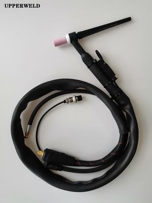 맞춤형 지원 OEM 검은색 WP26 TIG 용접 전등 4m 케이블과 세라믹 노즐