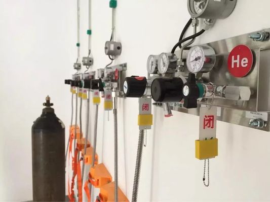 화학 실험실 산소 질소 가스 저압 조절기용 소레노이드 밸브 DC12V