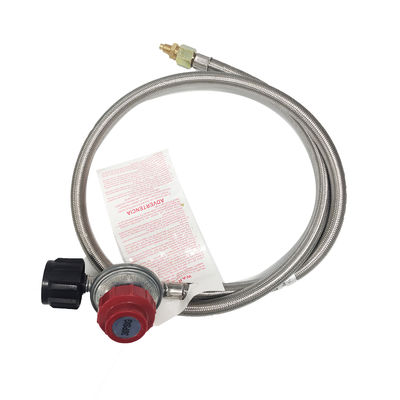 5 인치 LPG Hose 프로판 스테인리스 스틸 엮은 캠퍼 탱크 가스 튜브 4 * 4 * x 15 GLP de