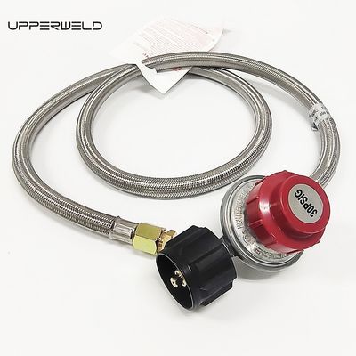 5 인치 LPG Hose 프로판 스테인리스 스틸 엮은 캠퍼 탱크 가스 튜브 4 * 4 * x 15 GLP de