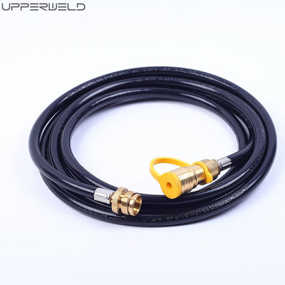 블랙 고무 BBQ Grill Hose 상부 용접 Hose 프로판 빠른 연결 캐러반