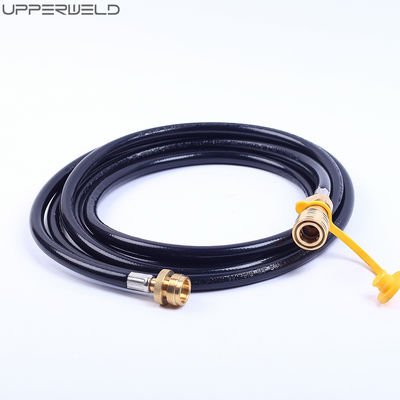 블랙 고무 BBQ Grill Hose 상부 용접 Hose 프로판 빠른 연결 캐러반