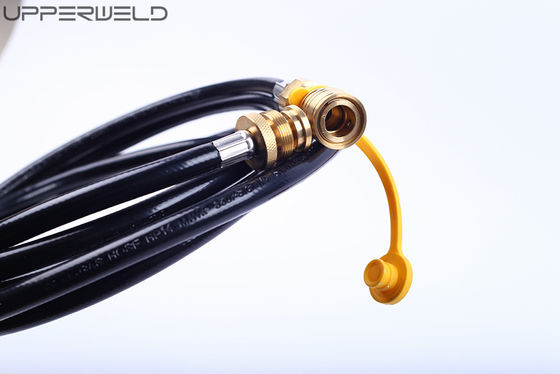 블랙 고무 BBQ Grill Hose 상부 용접 Hose 프로판 빠른 연결 캐러반