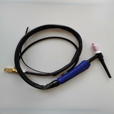 WP-26V-R 35-70 EU 플러그 TIG 타치 키트 가스 밸브와 함께 공기 냉각 용접 총 200A 블랙 레드