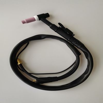 WP-26V-R 35-70 EU 플러그 TIG 타치 키트 가스 밸브와 함께 공기 냉각 용접 총 200A 블랙 레드