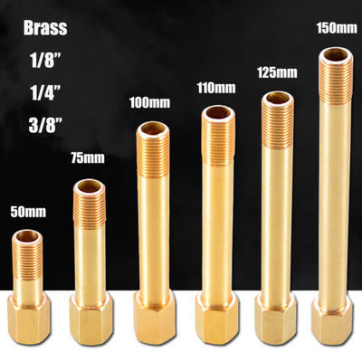 LPG Hose Brass Thread Extension Rod Connector Pipe Fitting 1/8&quot; 1/4&quot; 3/8&quot; 여성 머리