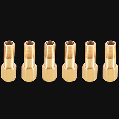 LPG Hose Brass Thread Extension Rod Connector Pipe Fitting 1/8&quot; 1/4&quot; 3/8&quot; 여성 머리