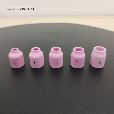 18pcs 알루미나 노즐 콜레트 몸 전극 단열기 TIG 웰딩 타치 소모품 키트