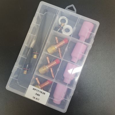 WP-17/18/26 TIG 용접 전등 소모품 키트 1.6mm/2.4mm/3.2mm 전극 18개