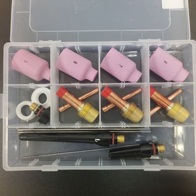 WP-17/18/26 TIG 용접 전등 소모품 키트 1.6mm/2.4mm/3.2mm 전극 18개