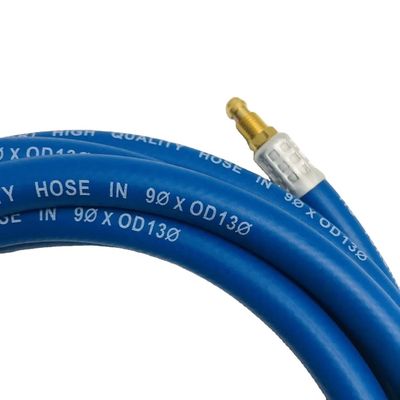 티그 용접 물 냉각 Hose 상부 전력 케이블 9 * 0D13의 파란색 튜브와 함께 티그 타치