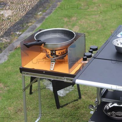 야외 활동에서 간편하게 요리하고 BBQ 할 수있는 다기능 알루미늄 캠핑 테이블