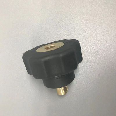 맞춤형 블랙 EU 플러그 연장 연결 M16 * 1.5 남성 9MM 남성 연결 TIG 어댑터